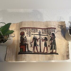 Vintage Papyrus from Egypt Art